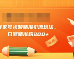 黄岛主引流课：百家号视频精准引流玩法，日涨精准粉200+-大兵轻创资源库