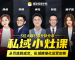 私域小灶课:5位大咖150分钟分享课,从引流到成交,带你私域精细化运营攻略-大兵轻创资源库