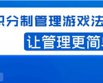 宅男·积分制管理游戏法则，让你从0到1，从1到N+，玩转积分制管理-大兵轻创资源库