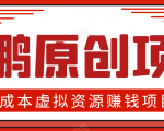 高鹏圈半自动化出单,月入2万零成本虚拟产品项目【附资料】-大兵轻创资源库