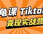 龟课·TikTok变现实战训练营线上第1期，多种变现模式，轻松赚美刀-大兵轻创资源库