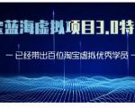 黄岛主·淘宝蓝海虚拟项目3.0,小白宝妈零基础的都可以做到月入过万-大兵轻创资源库