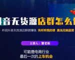 蟹老板·抖音无货源店群怎么做,吊打市面一大片《抖音无货源店群》的课程-大兵轻创资源库