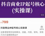 抖音商业IP起号核心实操课,带你玩转算法,流量,内容,架构,变现-大兵轻创资源库