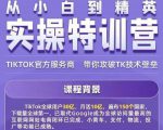Seven漆·2022Tiktok从小白到精英实操特训营,带你掌握Tiktok账号运营-大兵轻创资源库