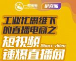 尼克派·工业化思维下的直播电商之短视频锤爆直播间，听话照做执行爆单-大兵轻创资源库