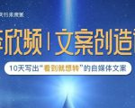 李欣频|文案创造课,0基础可报10天写出“看到就想转”的自媒体文案-大兵轻创资源库