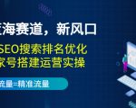 2022蓝海赛道,新风口:短视频SEO搜索排名优化+企业商家号搭建运营实操-大兵轻创资源库