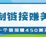 复制链接赚美元,一个链接可赚450+,利用链接点击即可赚钱的项目【视频教程】-大兵轻创资源库