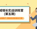 私域增长实战训练营(第五期),打造私域用户+营收的双核增长引擎-大兵轻创资源库