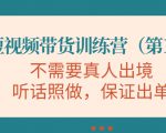 视频带货训练营,不需要真人出境,听话照做,保证出单(第11期)-大兵轻创资源库