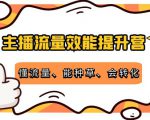 主播流量效能提升营:懂流量、能种草、会转化,清晰明确方法规则-大兵轻创资源库