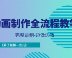 动画制作全流程教学-完整录制-边做边教-《累了就躺一会儿》-大兵轻创资源库