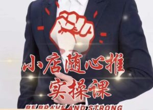 随心推线上课，小店随心推的投放逻辑，投放技巧，快速打标签-大兵轻创资源库