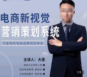 大圣·电商新视觉营销策划系统，可复制的电商品牌视觉识别系统-大兵轻创资源库