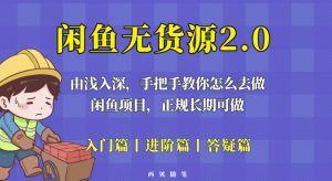 闲鱼无货源最新玩法，从入门到精通，由浅入深教你怎么去做【揭秘】-大兵轻创资源库