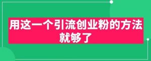 用这一个引流创业粉的方法就够了,PPT短视频引流创业粉【揭秘】-大兵轻创资源库