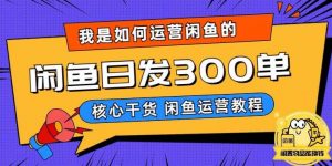 我是如何在闲鱼卖手机的，日发300单的秘诀是什么？【揭秘】-大兵轻创资源库