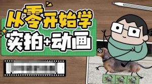 从零开始学实拍加动画,实拍加动画创意教程-大兵轻创资源库