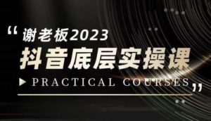 蟹老板·2023抖音底层实操课，打造短视频的底层认知-大兵轻创资源库