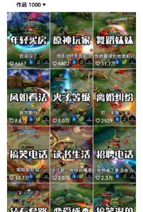 副业拆解：抖音王者荣耀游戏变现副业项目，视频版一条龙实操玩法分享给你-大兵轻创资源库