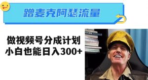 蹭麦克阿瑟热点，做视频号分成计划，小白三分钟一条日入300+【揭秘】-大兵轻创资源库