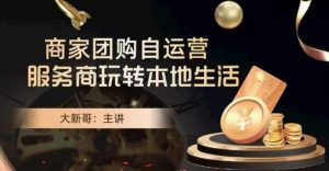 大新哥·商家团购自运营-玩转本地生活-大兵轻创资源库