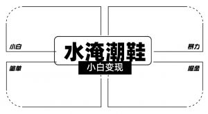 2024全新冷门水淹潮鞋无人直播玩法,小白也能轻松上手,打爆私域流量,轻松实现变现【揭秘】-大兵轻创资源库