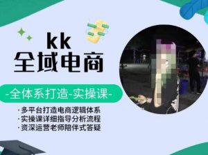 KK全域电商,全体系打造实操课,多平台打造电商逻辑体系-大兵轻创资源库