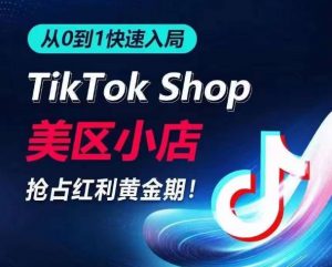 从0到1快速入局TikTok美区小店，快速抢占流量黄金期，开启日出千单之旅-大兵轻创资源库