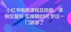 小红书电商课程及陪跑，课程反复听 实操随时问 学这一门就够了-大兵轻创资源库