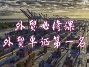 外贸必修课-外贸单证第一名-共勤外贸教程-大兵轻创资源库