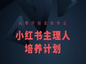 小红书课程简化版，从零开始走向专业，小红书主理人培养计划-大兵轻创资源库
