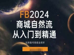 2024Faceboo商城自然流(从入门到精通)，玩转脸书商城全闭环-大兵轻创资源库