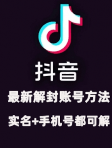 2024年11月抖音最新解封账号方法+解实名 自己真实实操已解2个号-大兵轻创资源库