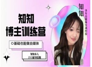 IP博主打造特训课，0基础也能做自媒体-大兵轻创资源库