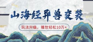 山海经异兽变装，玩法升级，播放轻松10万+-大兵轻创资源库