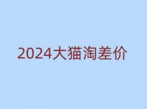 2024版大猫淘差价课程，新手也能学的无货源电商课程-大兵轻创资源库