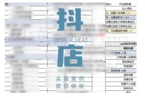 抖音小店对账全攻略,全面讲解抖店对账的核心逻辑与实操技巧,轻松掌握电商财务管理-大兵轻创资源库