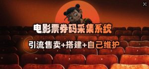 电影票券码采集系统_从商户放单转型做抢单达人-大兵轻创资源库