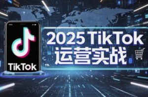 2025TikTok电商运营,掌握TikTok店铺运营核心技巧,实现低成本高转化-大兵轻创资源库