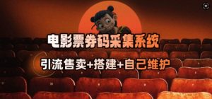 电影票券码采集系统_从商户放单转型做抢单达人-大兵轻创资源库