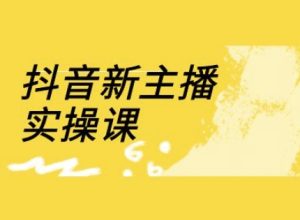 抖音新主播实操课,直播间流量运营线上实操课(18节)-大兵轻创资源库
