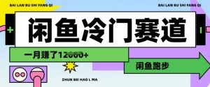 闲鱼冷门赛道,跑步挣钱,有人一个月挣了1.2w-大兵轻创资源库