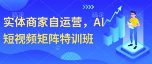 实体商家自运营,AI短视频矩阵特训班-大兵轻创资源库