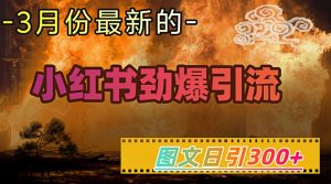 小红书超劲爆引流手段,图文日引300+轻松变现1W-大兵轻创资源库