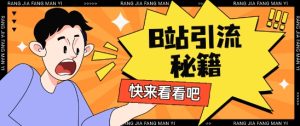 B站最新截流玩法靠此方法可日引流200+-大兵轻创资源库