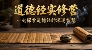道德经实修营,一起探索道德经的深邃智慧-大兵轻创资源库