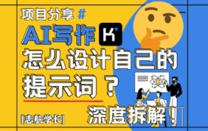 AI写作,怎么设计自己的提示词?(按照演讲稿为例)-大兵轻创资源库