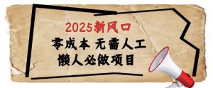2025新风口,懒人必做项目,浏览器全自动掘金【揭秘】-大兵轻创资源库